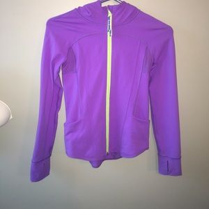 Purple ivivva girls zip-up jacket